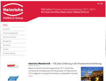 Tablet Screenshot of heinrichs.eu