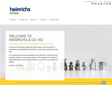 Tablet Screenshot of heinrichs.de